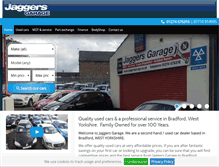 Tablet Screenshot of jaggersgarage.co.uk